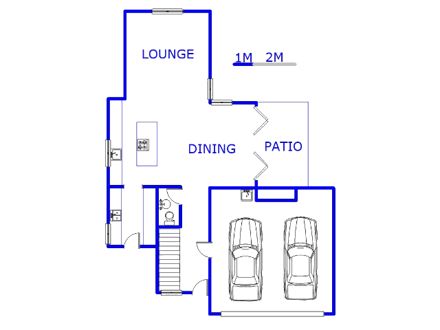 Floor plan of the property in Fourways