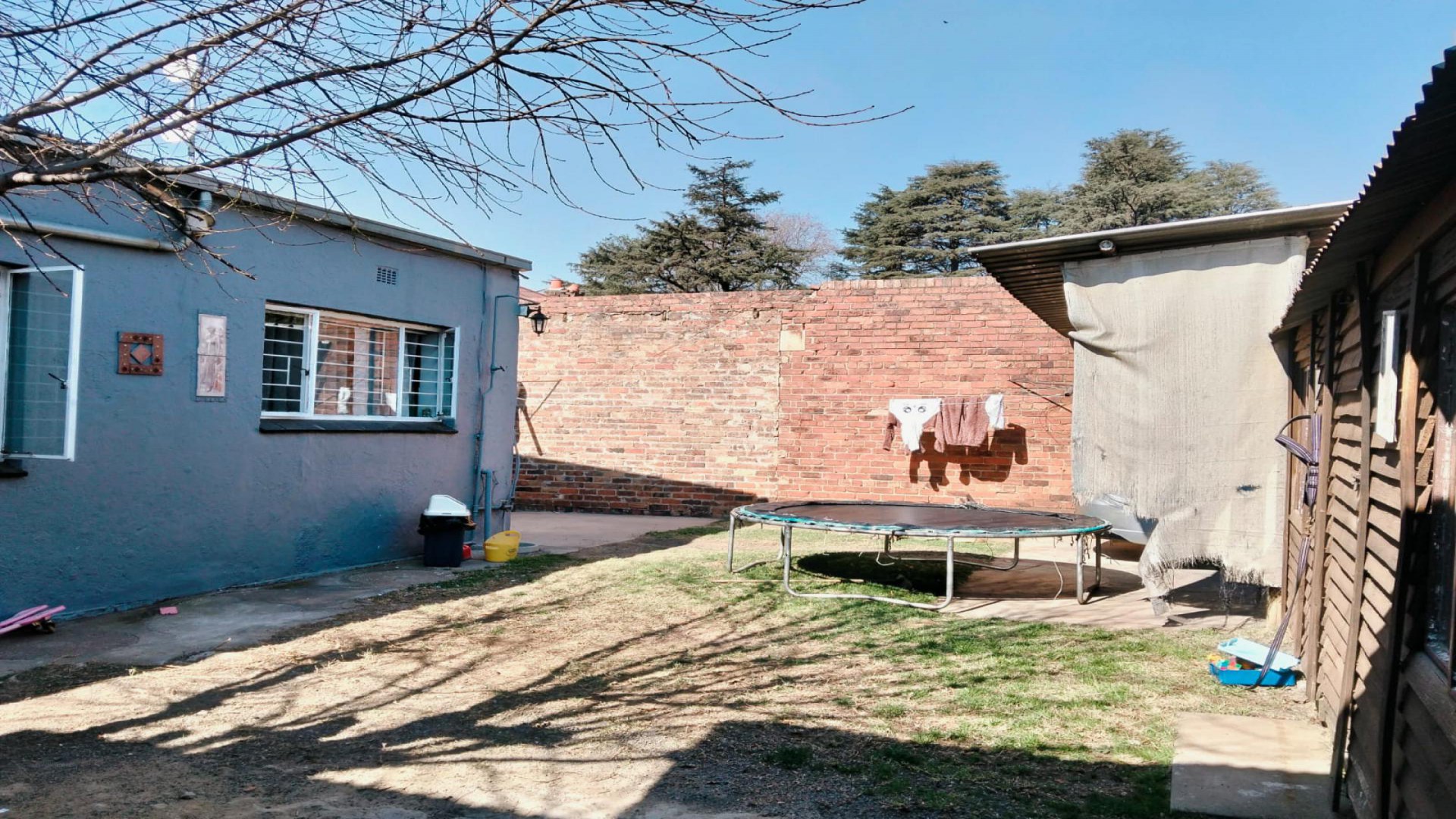 Backyard of property in Springs