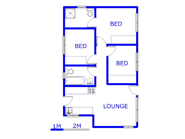 Ground Floor - 58m2 of property for sale in Evaton West