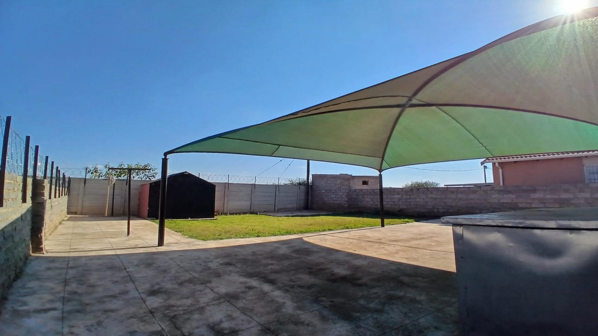 Backyard of property in Evaton West