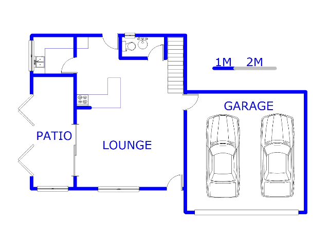 Floor plan of the property in Amorosa