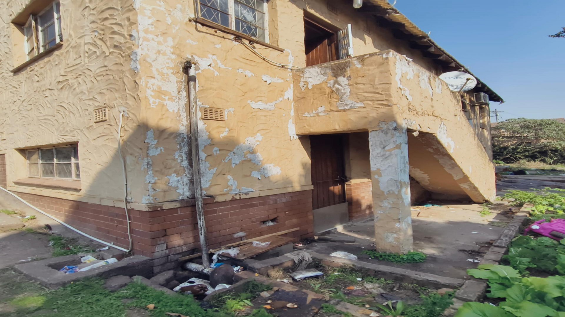 Backyard of property in Sea View 