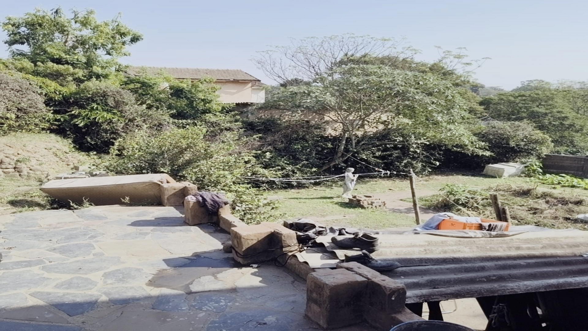 Backyard of property in Sea View 