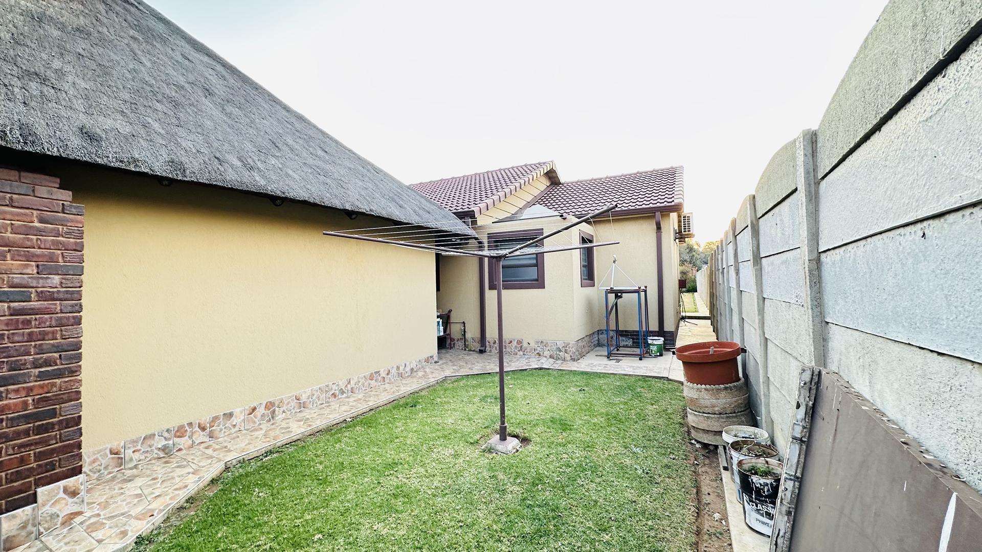 Backyard of property in Rynfield