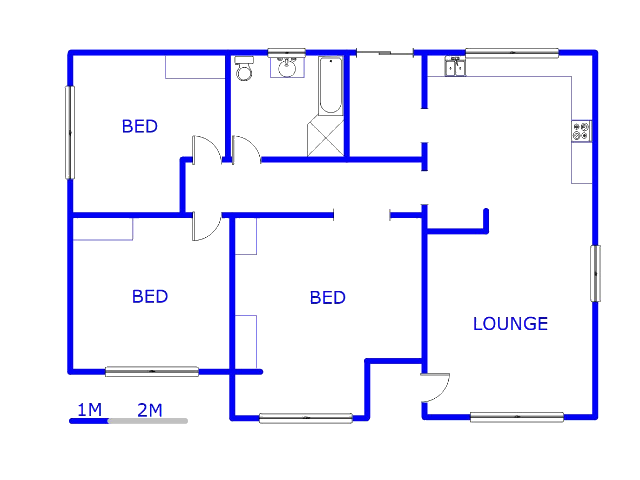 Floor plan of the property in Duncanville