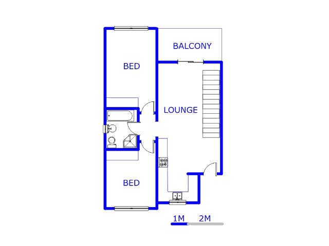 Ground Floor - 76m2 of property for sale in Noordhang