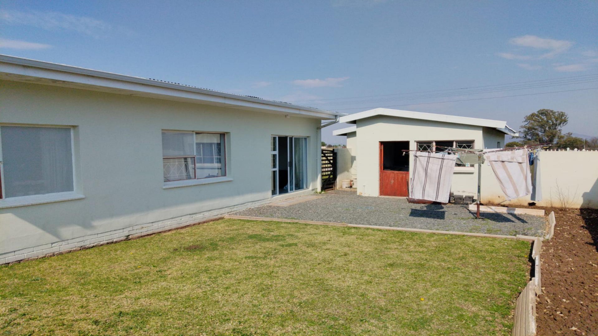 Backyard of property in Queenstown