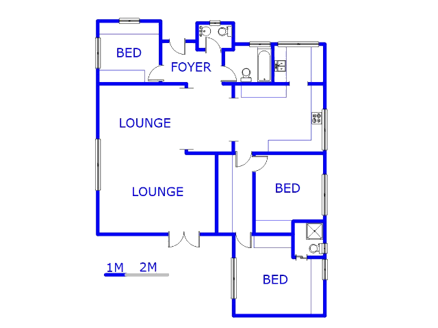 Ground Floor - 127m2 of property for sale in Westdene (JHB)