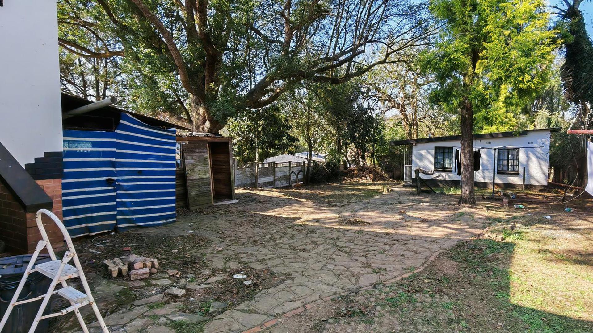 Backyard of property in Scottsville PMB