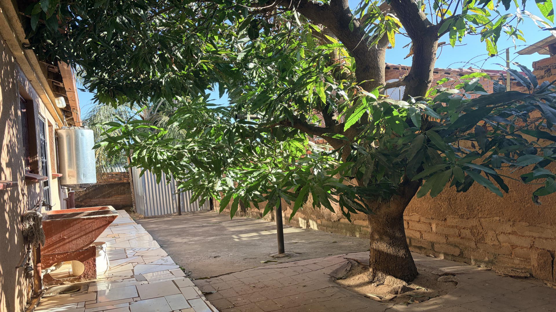 Backyard of property in Soshanguve
