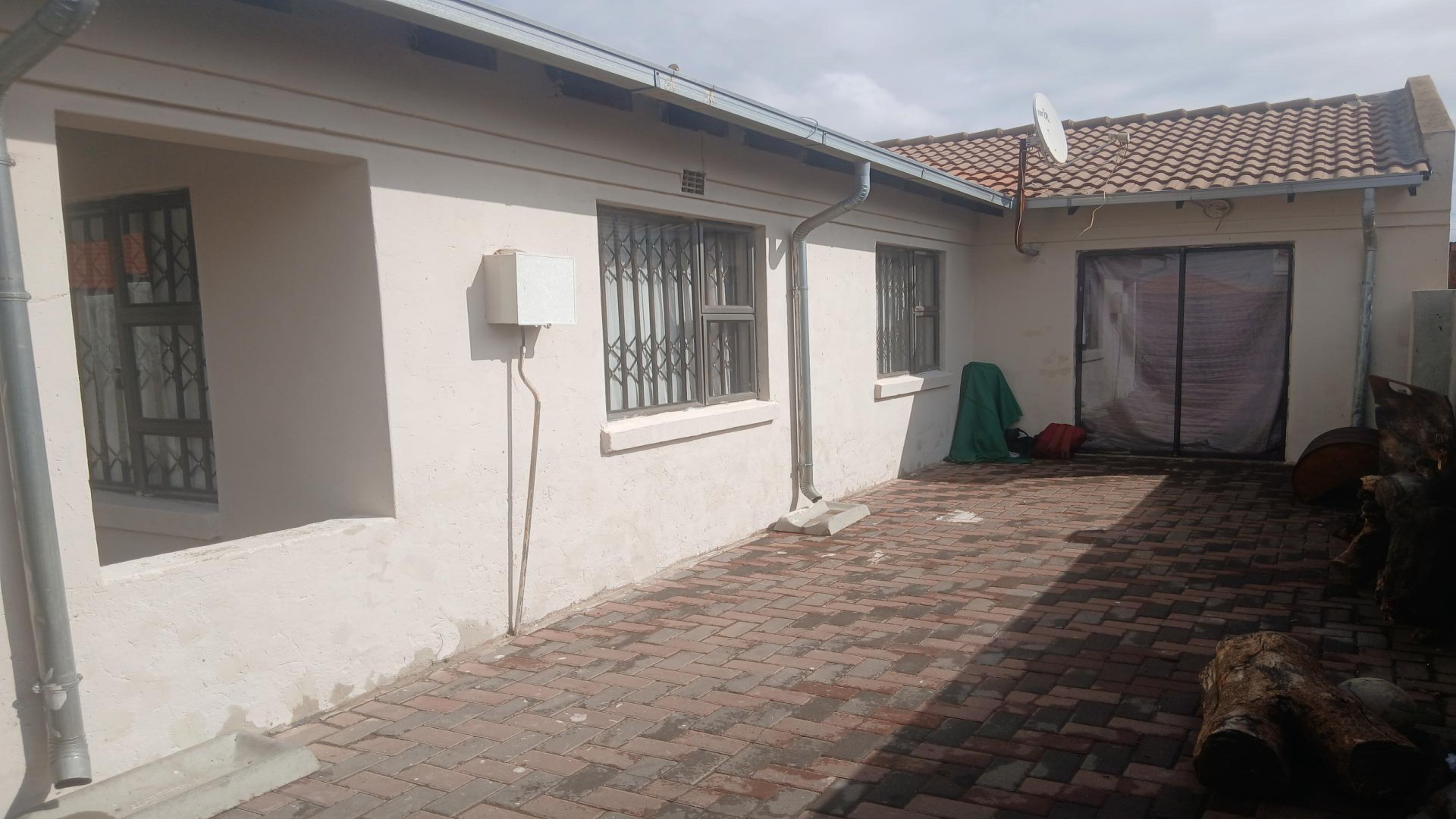 Backyard of property in Bram Fischerville