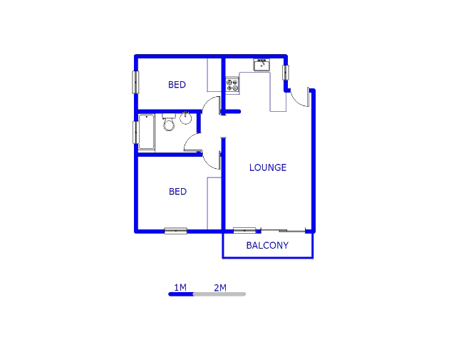 1st Floor - 58m2 of property for sale in Milnerton