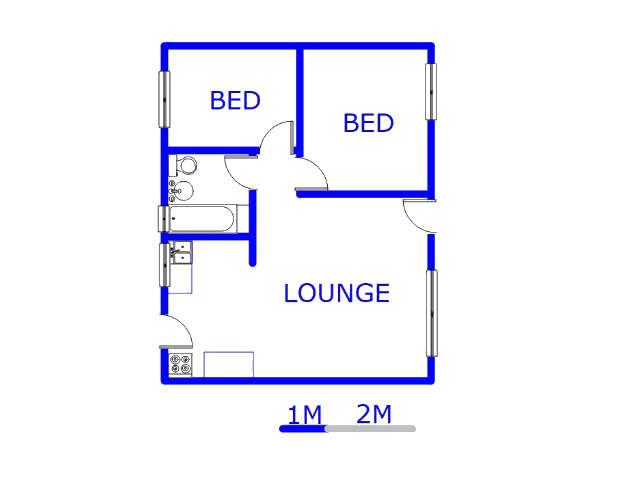 Ground Floor - 51m2 of property for sale in Lehae