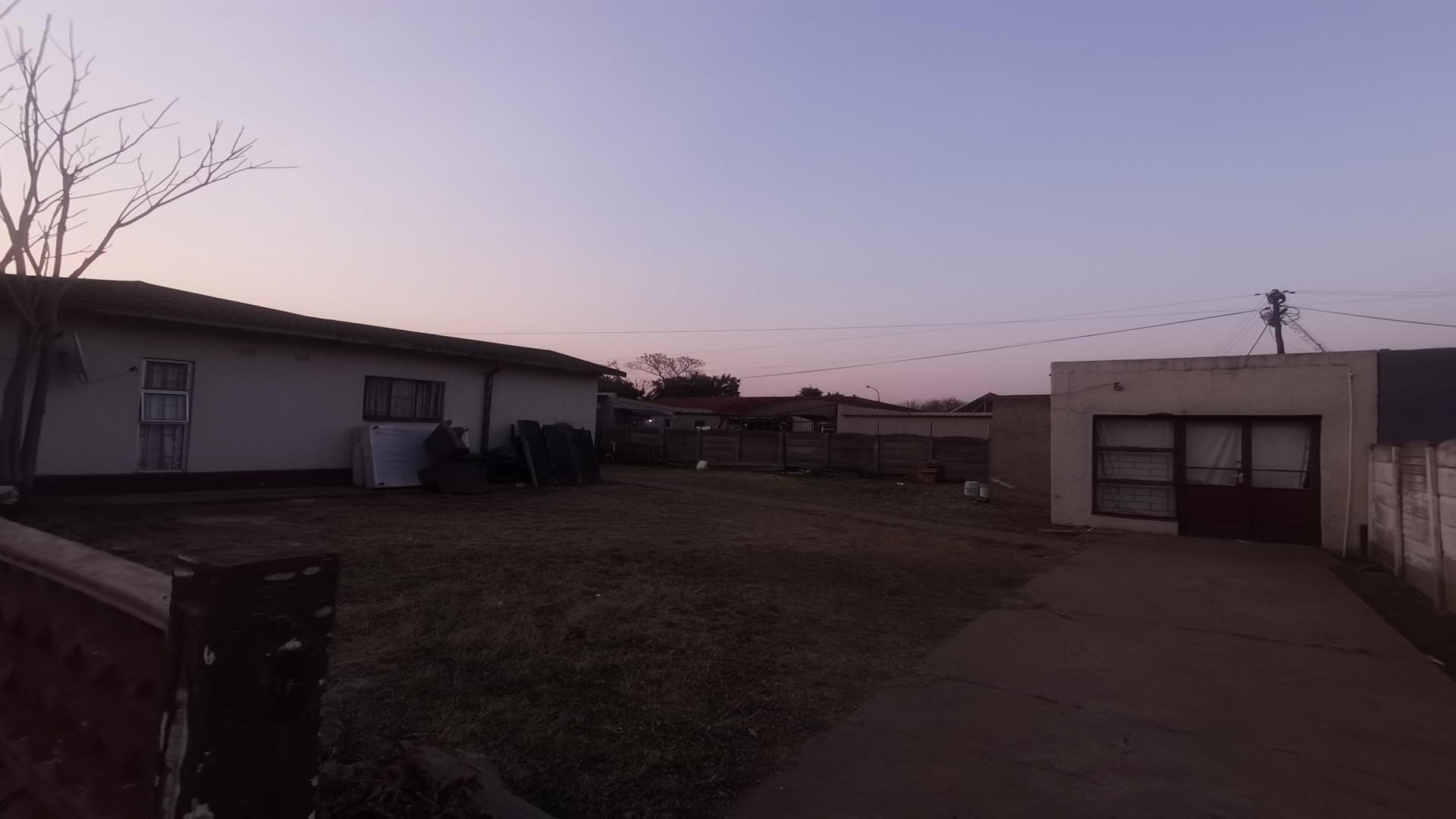 Backyard of property in Vanderbijlpark