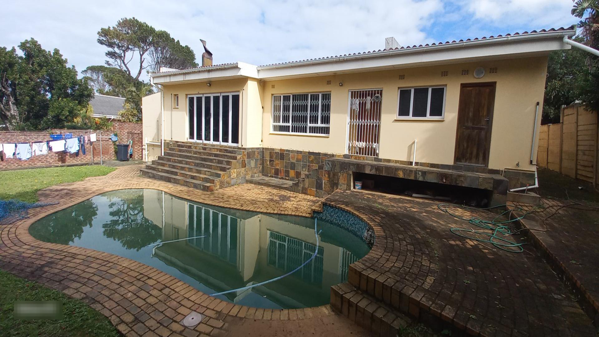 Backyard of property in Beacon Bay