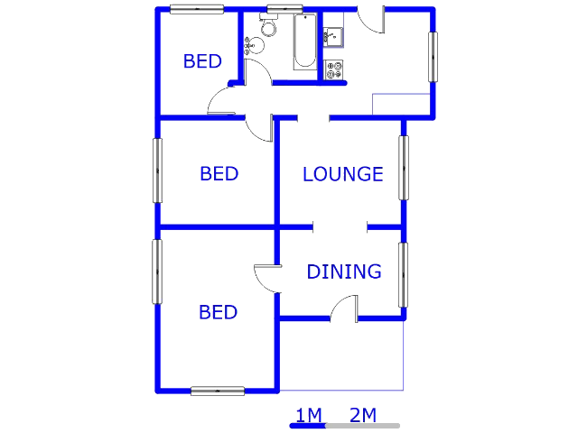 Ground Floor - 84m2 of property for sale in Evaton Small Farms