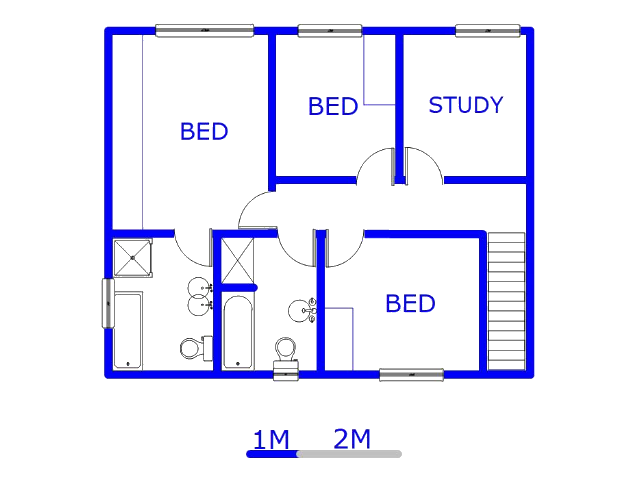 1st Floor - 62m2 of property for sale in Cosmo City