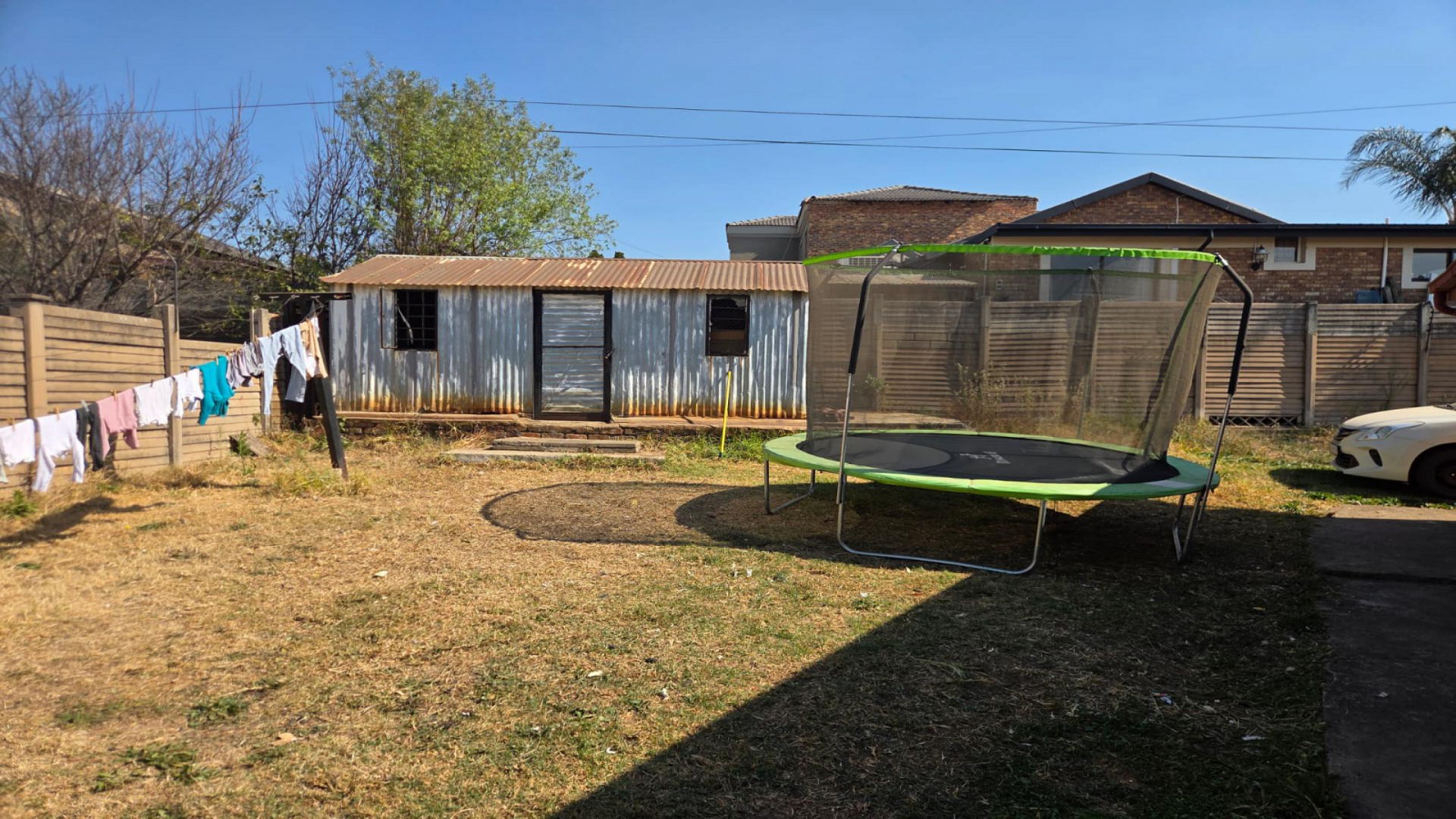 Backyard of property in Heuweloord