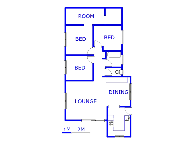Ground Floor - 91m2 of property for sale in Protea Glen