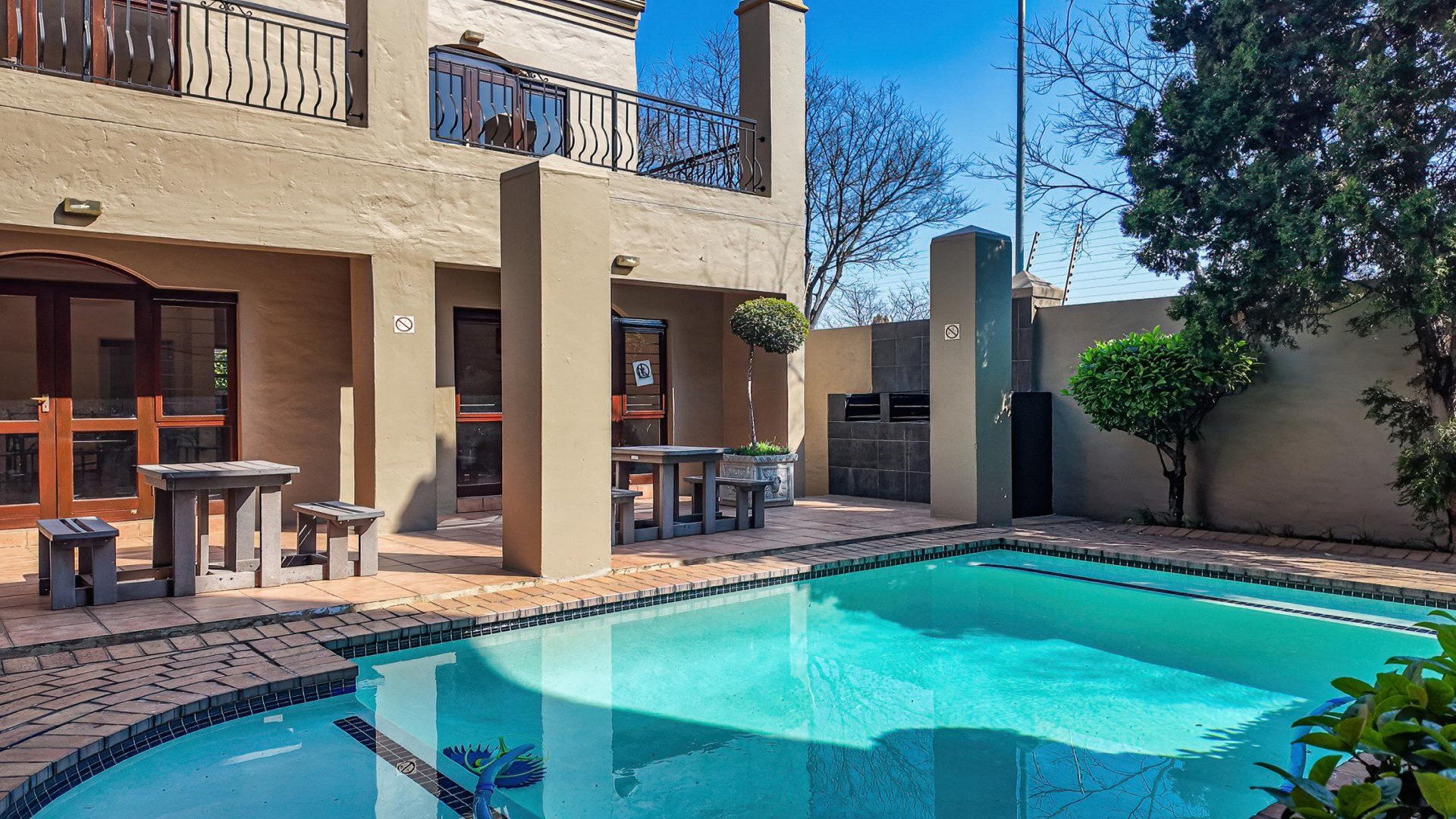 Braai Area of property in Lone Hill