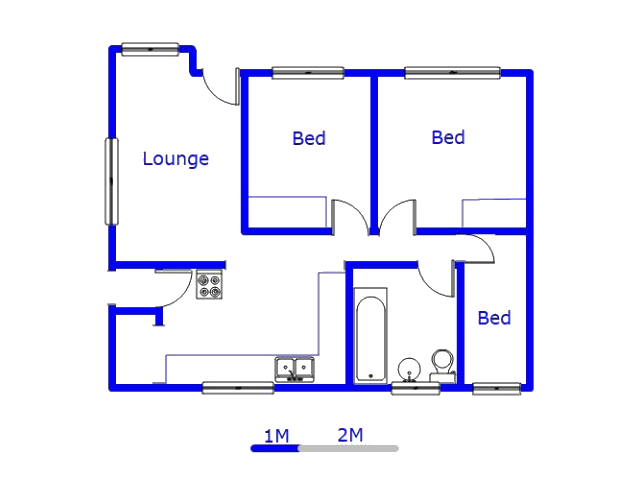 Ground Floor - 67m2 of property for sale in Jan Niemand Park