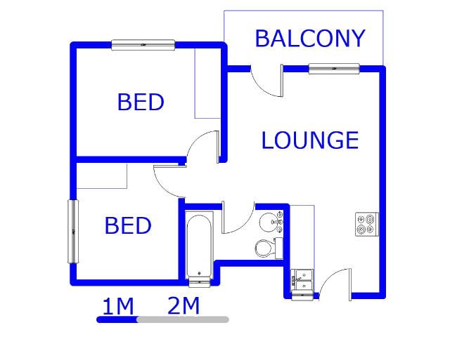 Floor plan of the property in Sky City