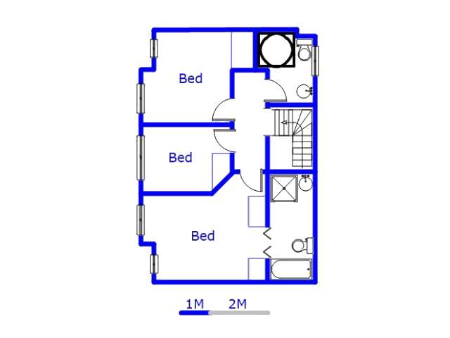 1st Floor - 54m2 of property for sale in Kosmosdal