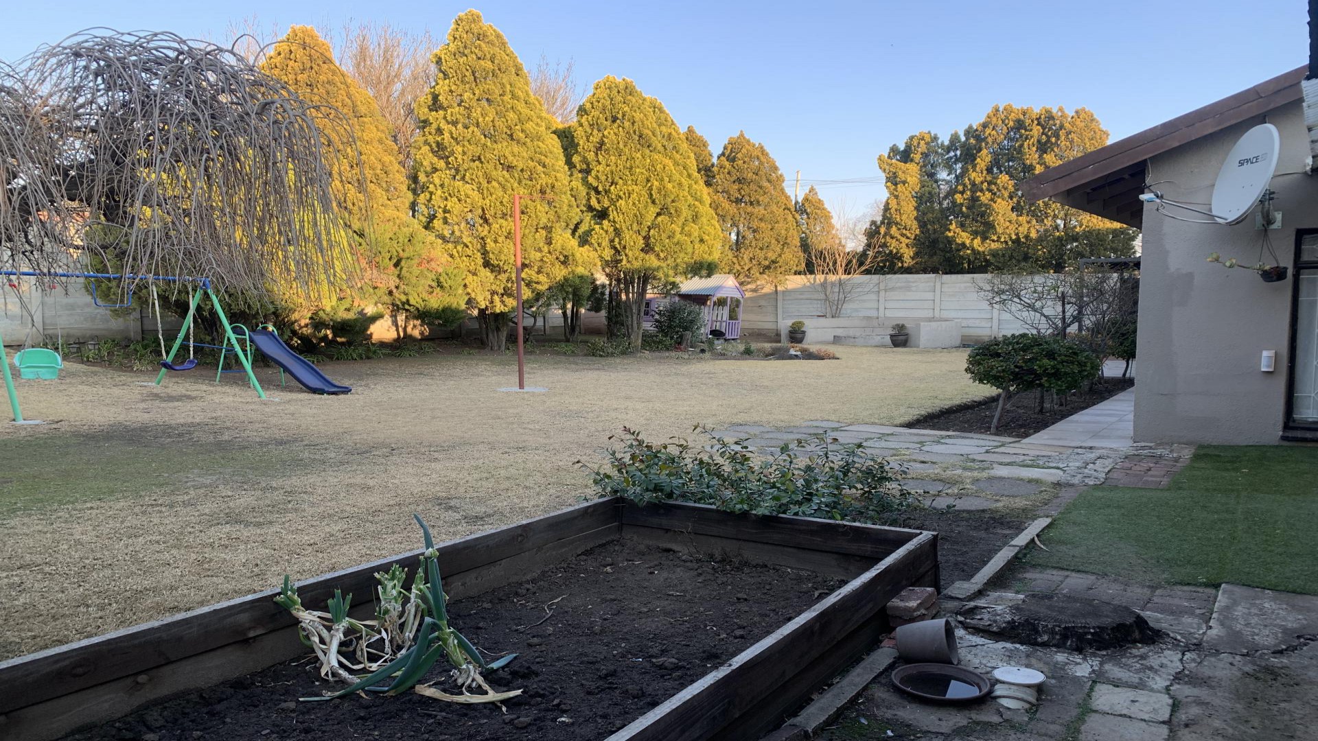 Backyard of property in Standerton