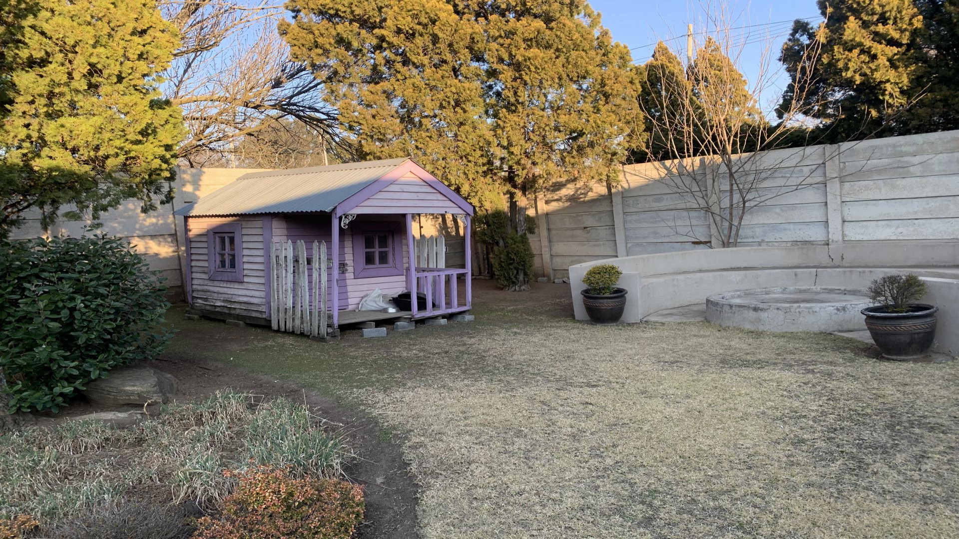Backyard of property in Standerton