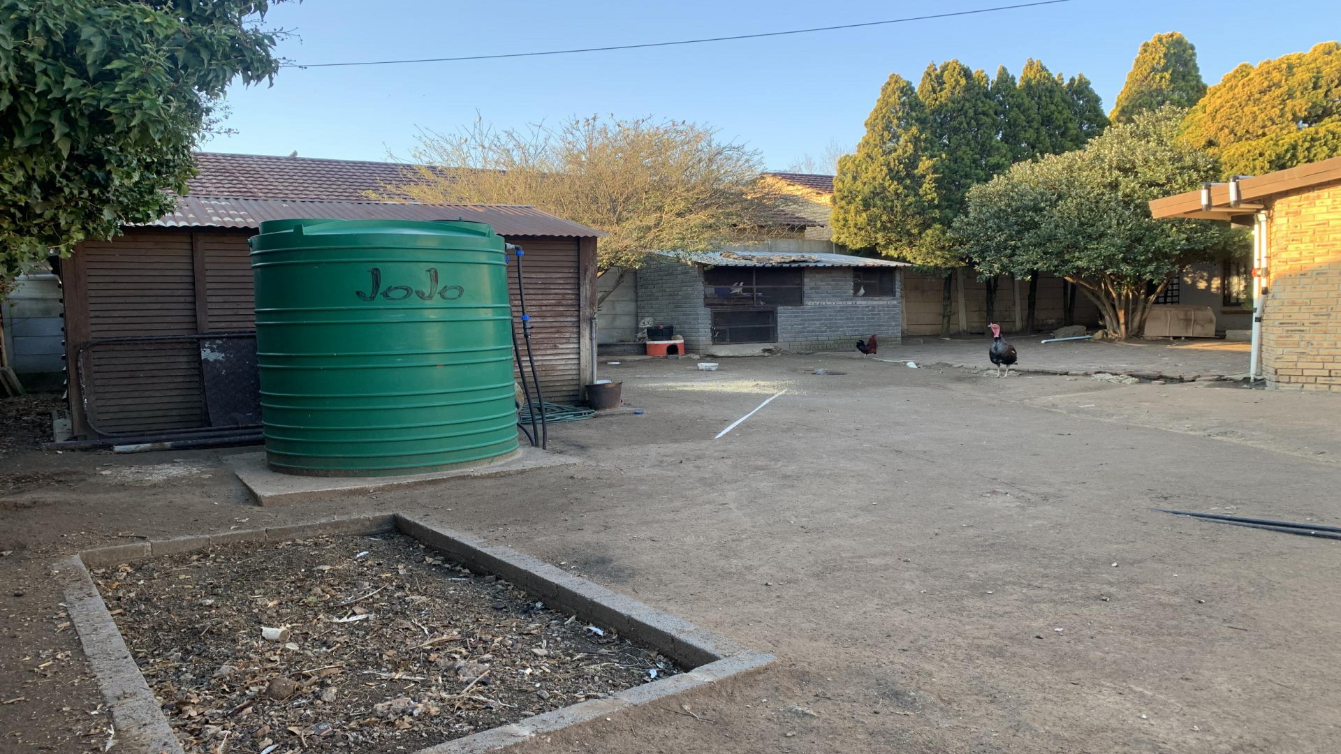 Backyard of property in Standerton