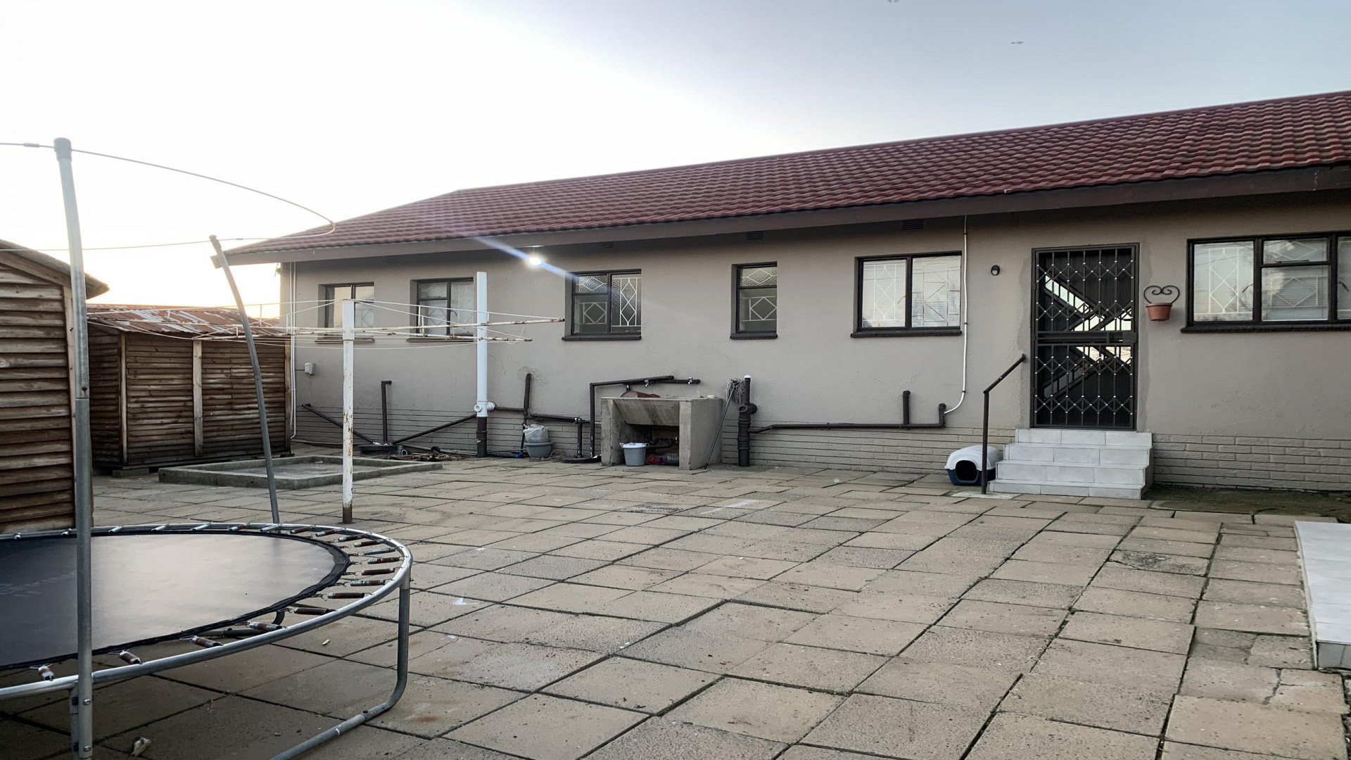 Backyard of property in Standerton