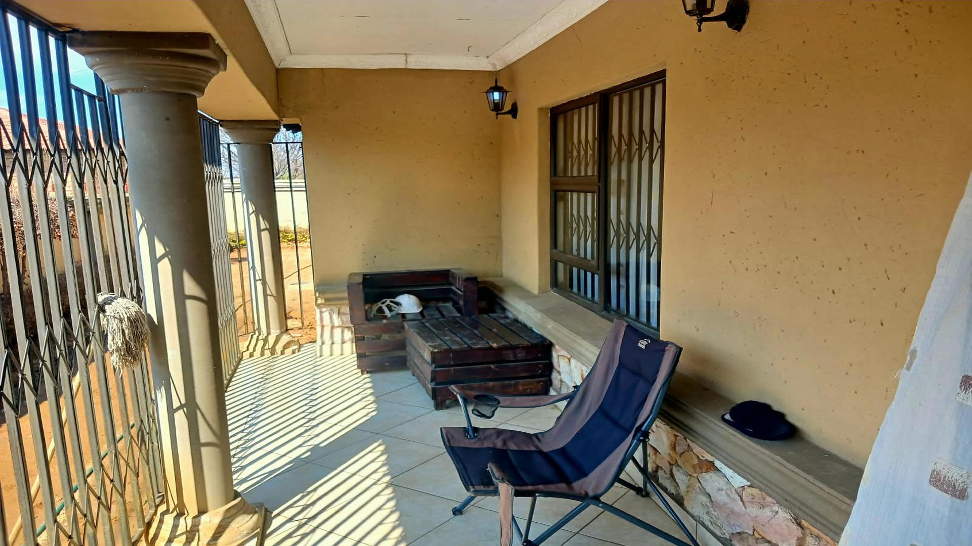 Patio of property in Sharon Park