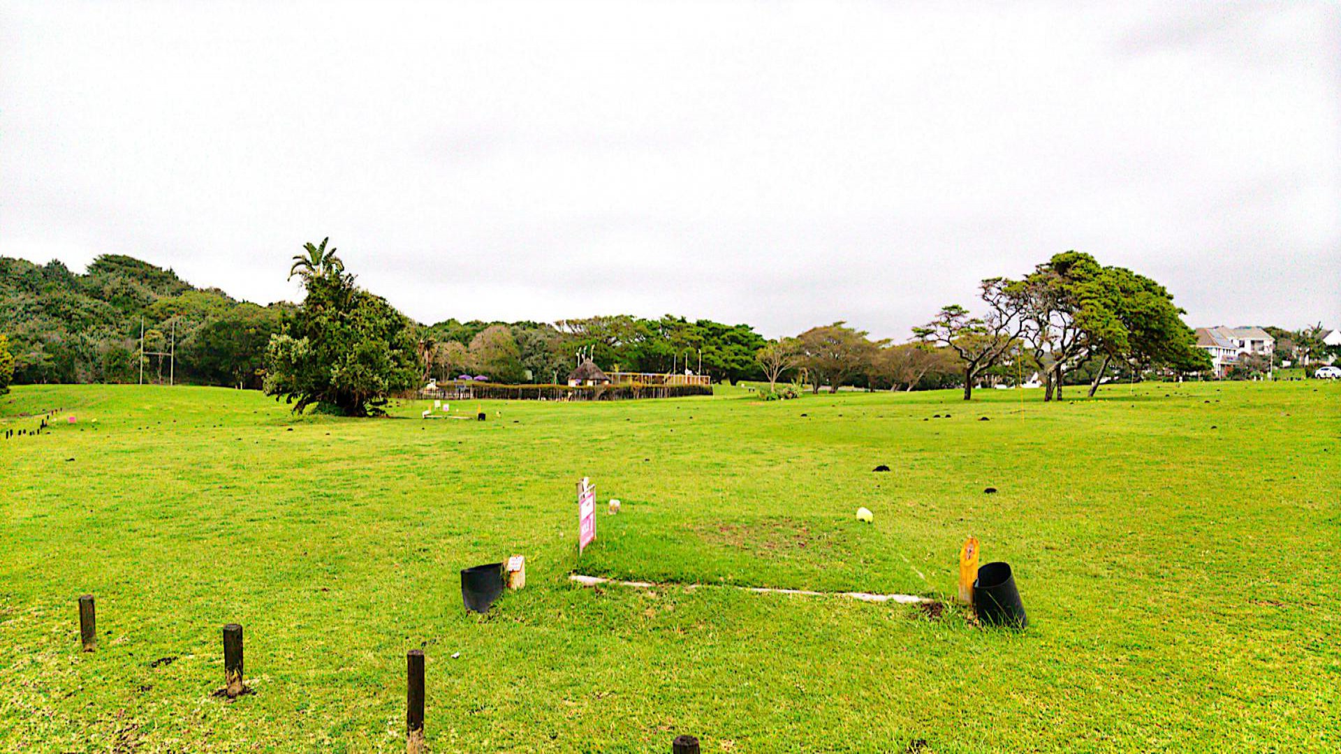 Backyard of property in East London