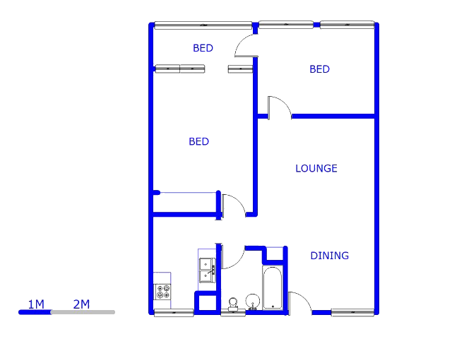 Ground Floor - 75m2 of property for sale in Dinwiddie