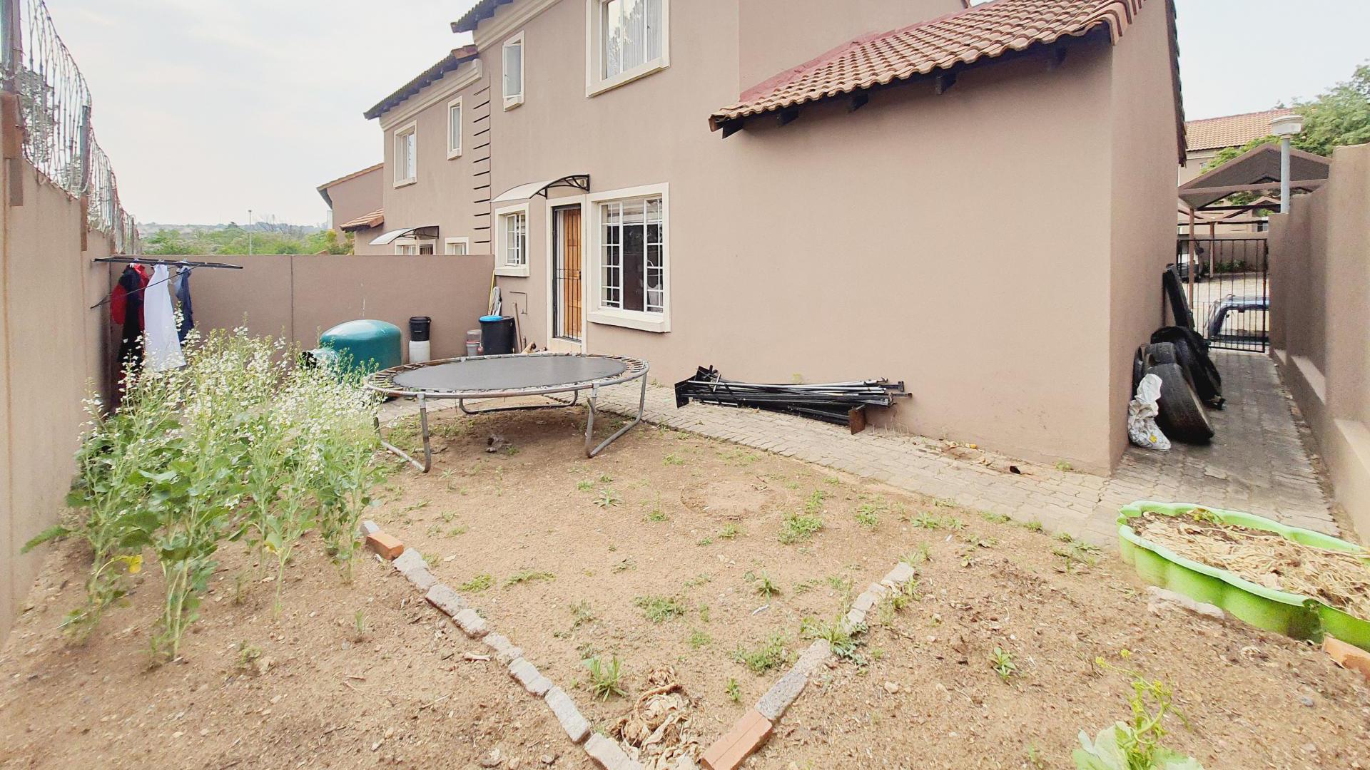 Backyard of property in Halfway Gardens