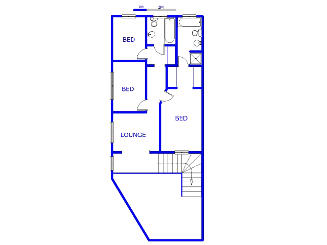 1st Floor - 111m2 of property for sale in Mondeor