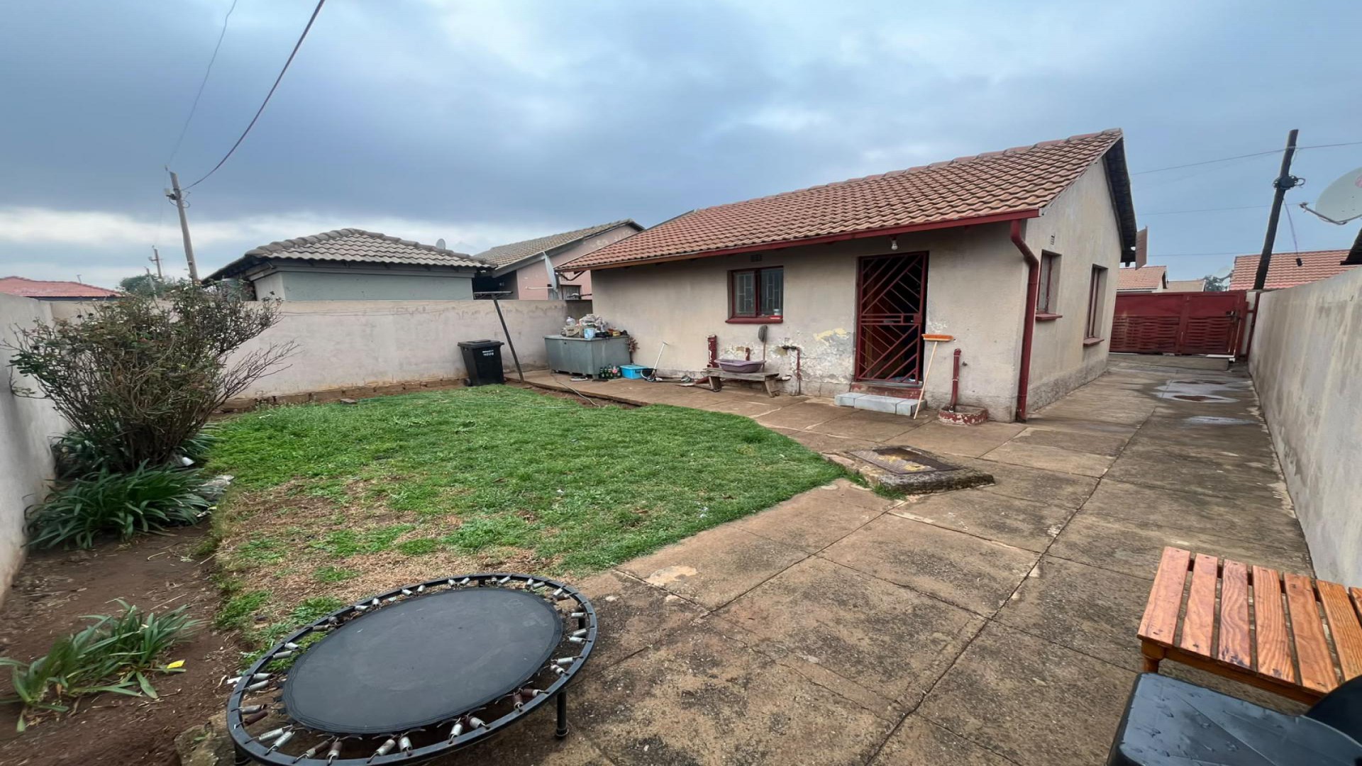 Backyard of property in Kagiso