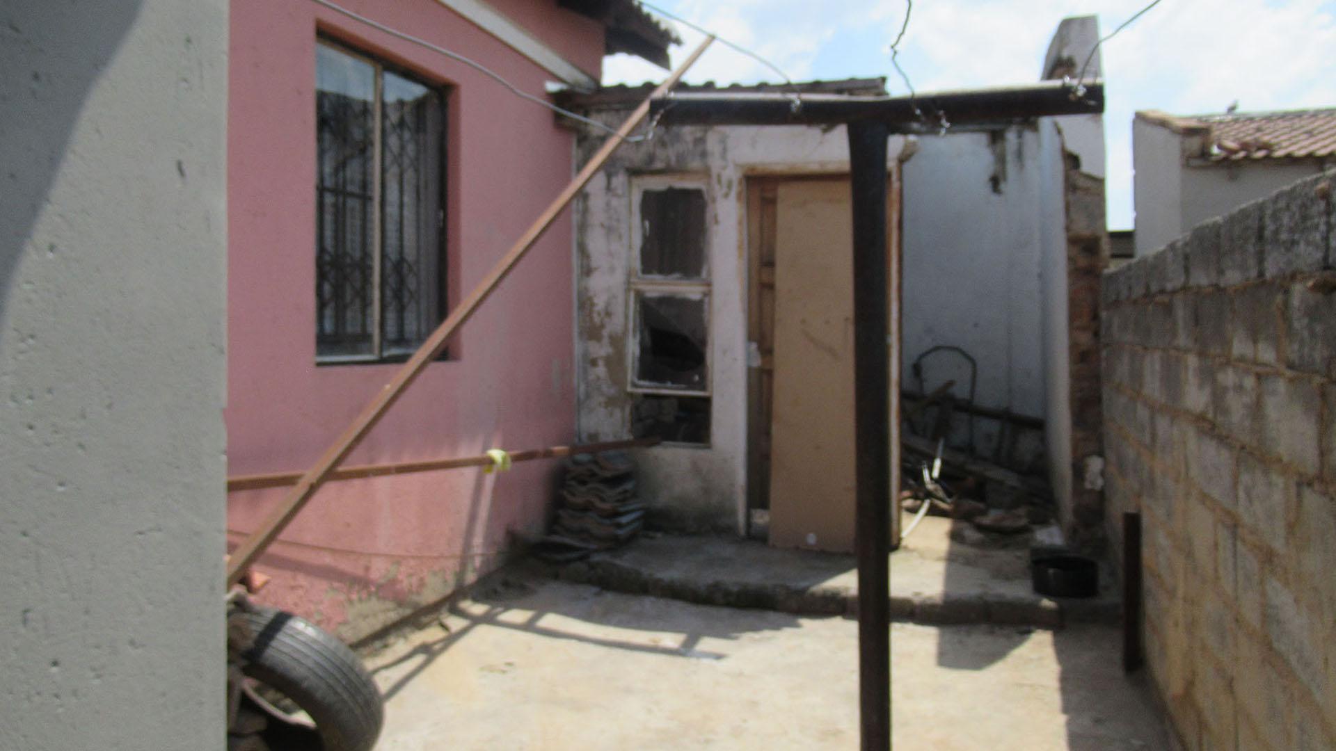 Backyard of property in Benoni
