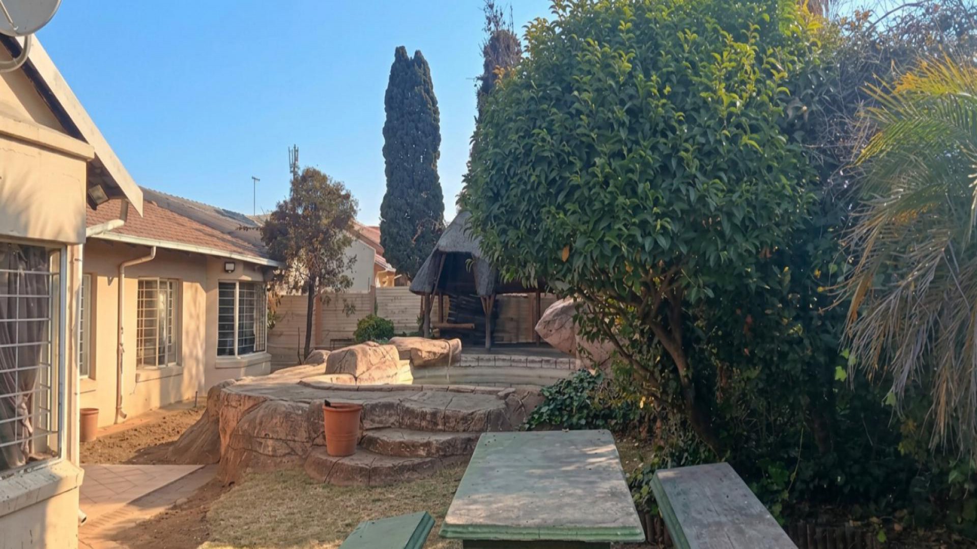 Backyard of property in Oakdene