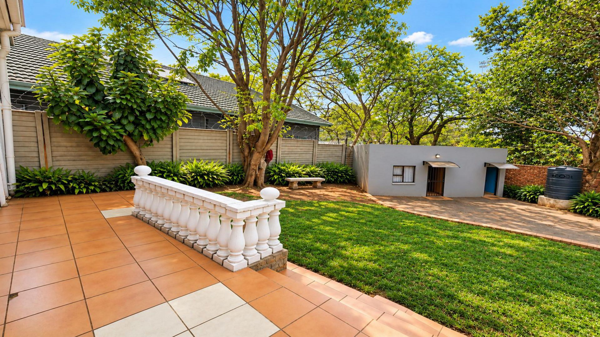 Backyard of property in Westdene (JHB)