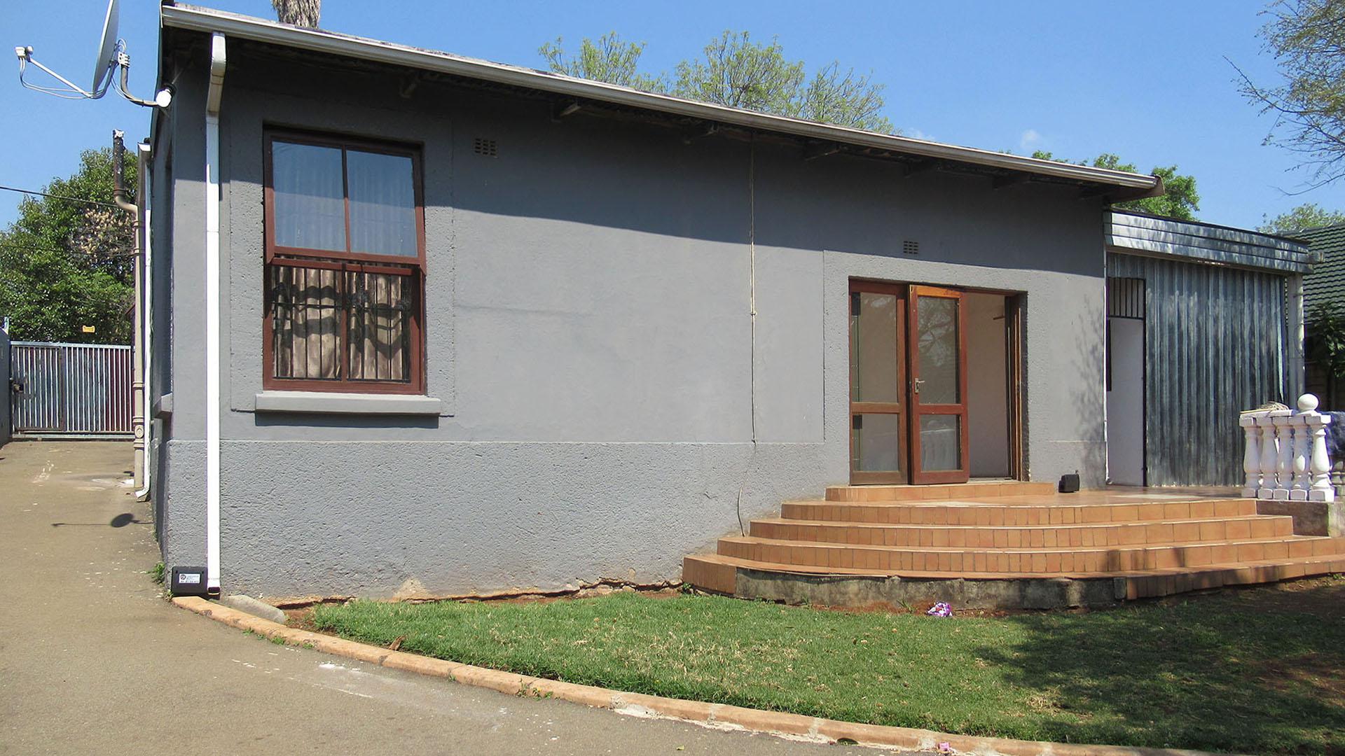 Backyard of property in Westdene (JHB)