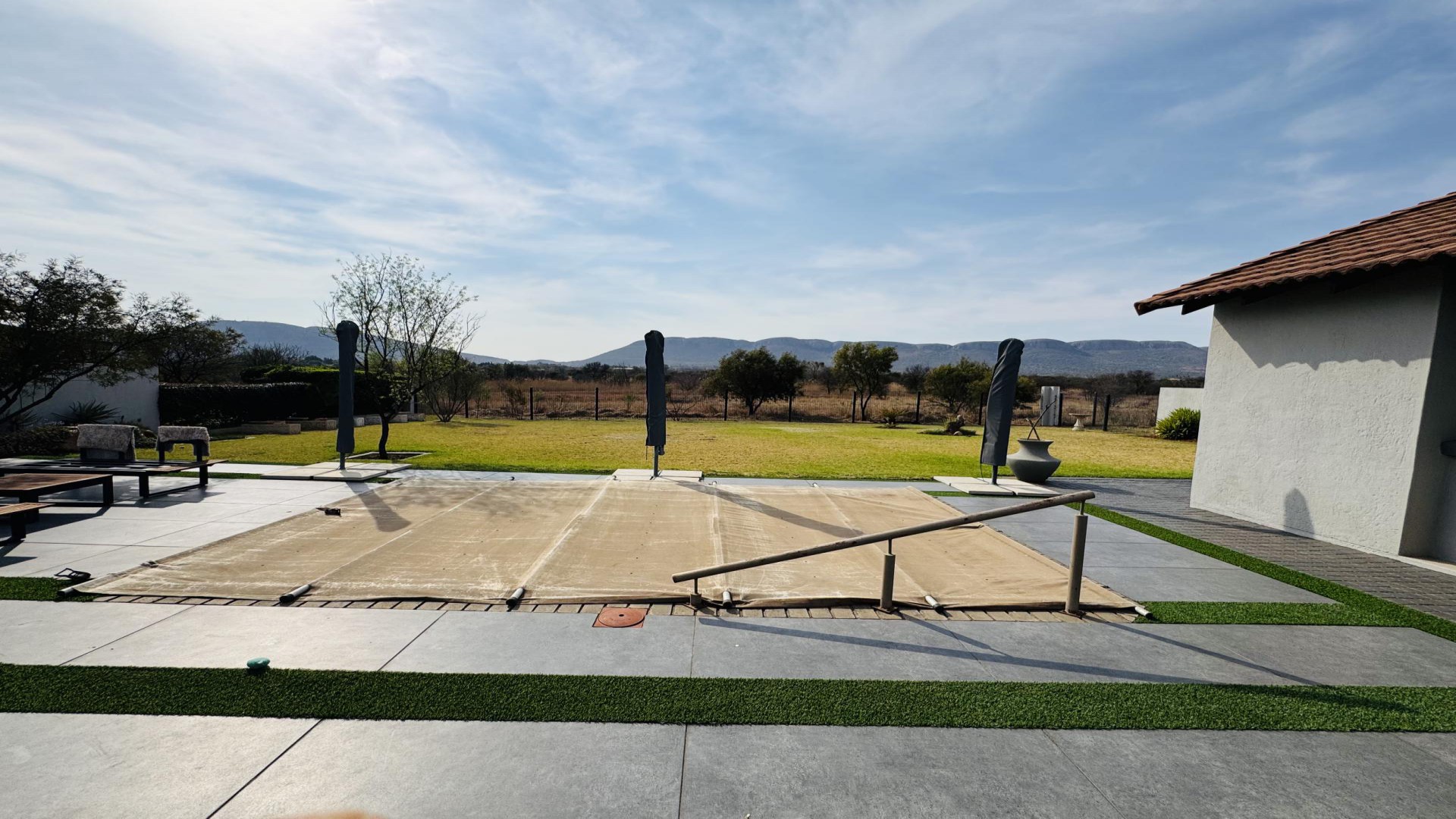 Backyard of property in Hartbeespoort