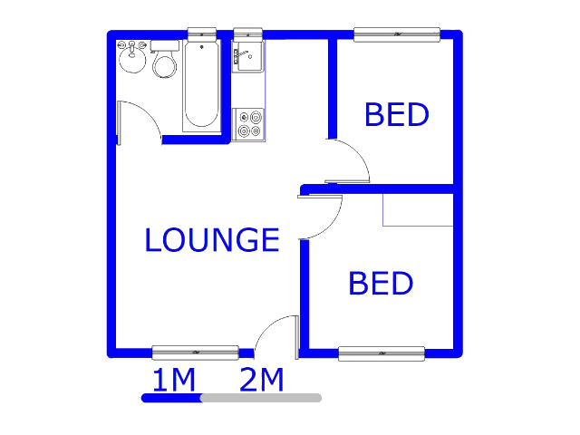 Ground Floor - 36m2 of property for sale in Fleurhof