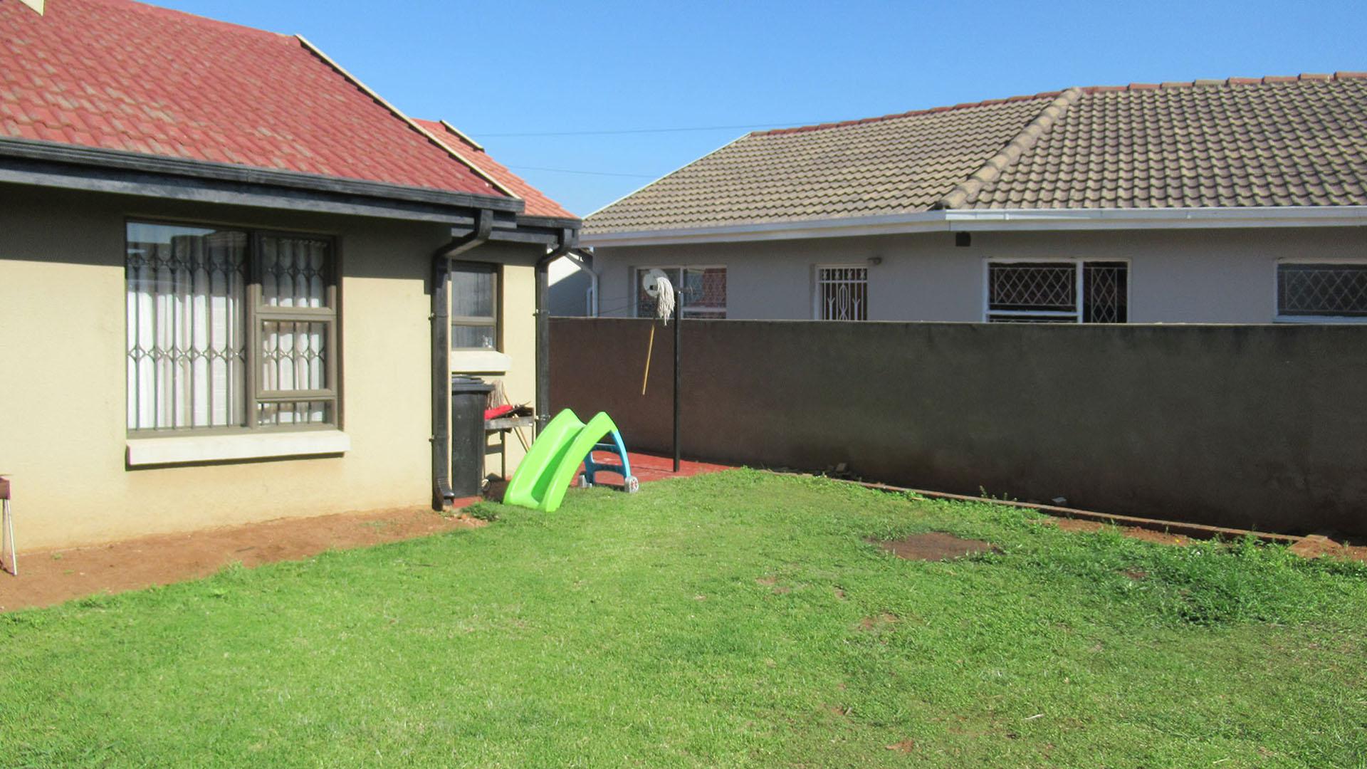 Backyard of property in Spruitview
