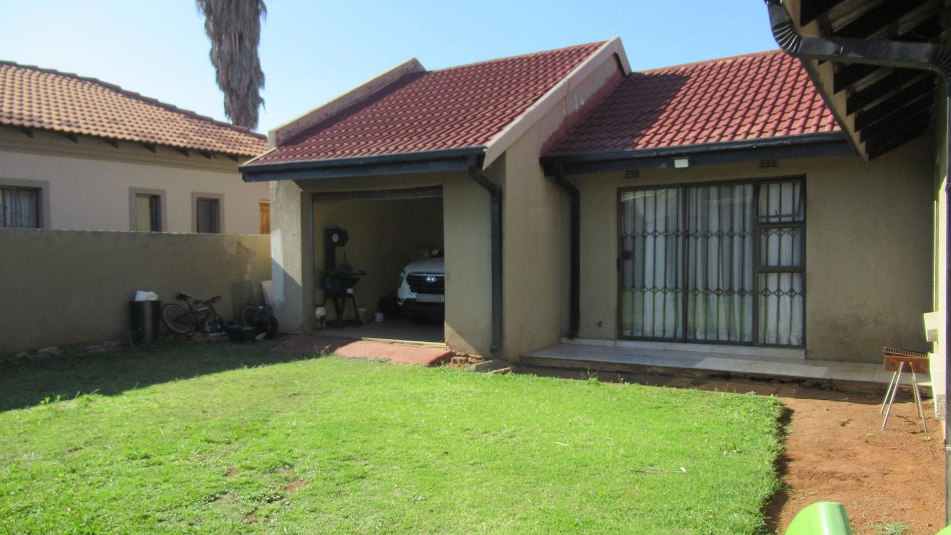 Backyard of property in Spruitview
