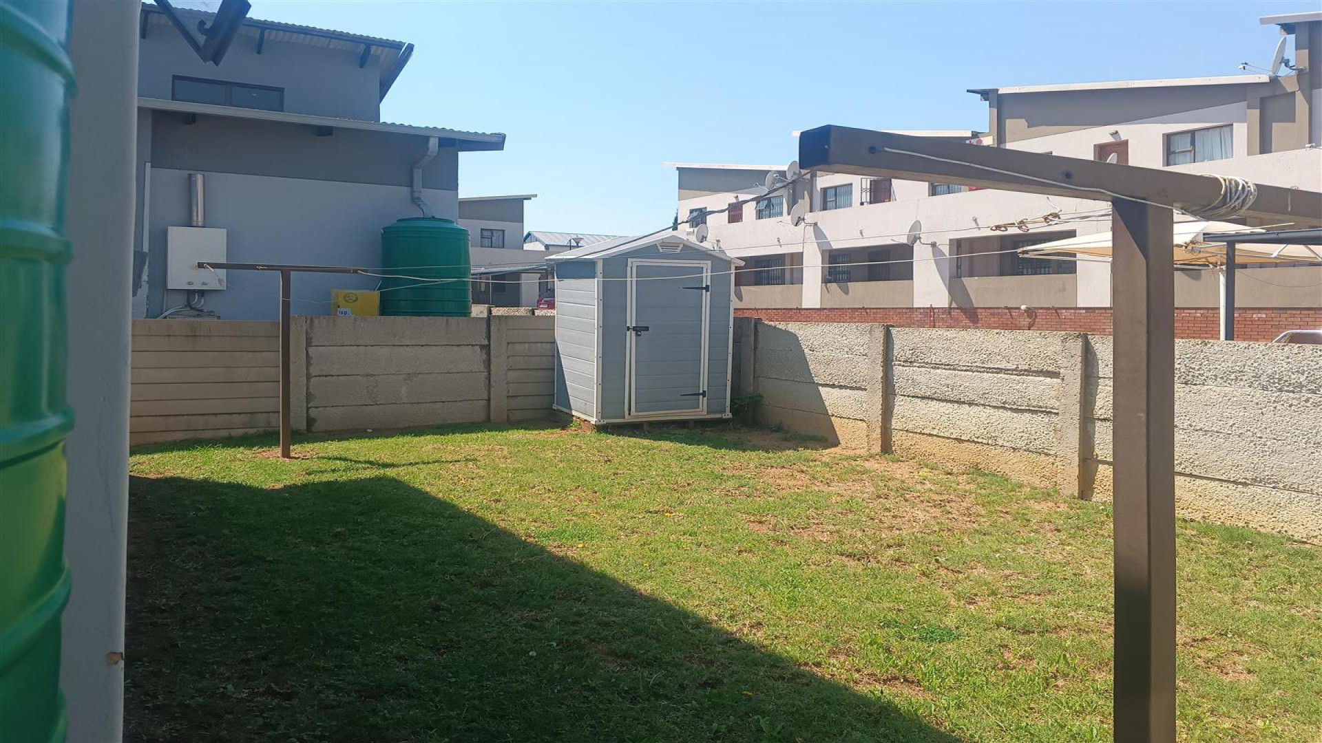 Backyard of property in Sagewood