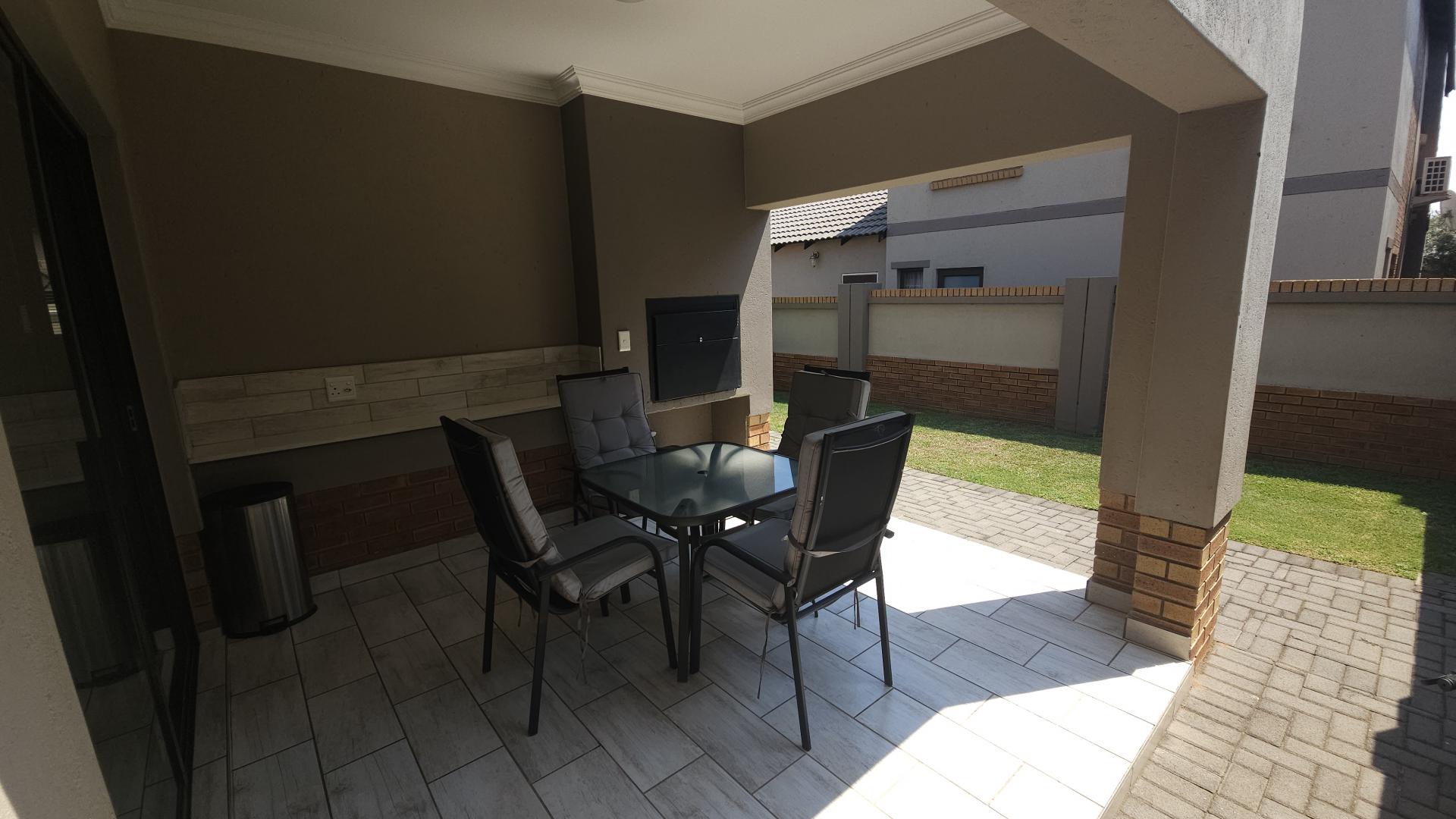 Patio of property in Montana
