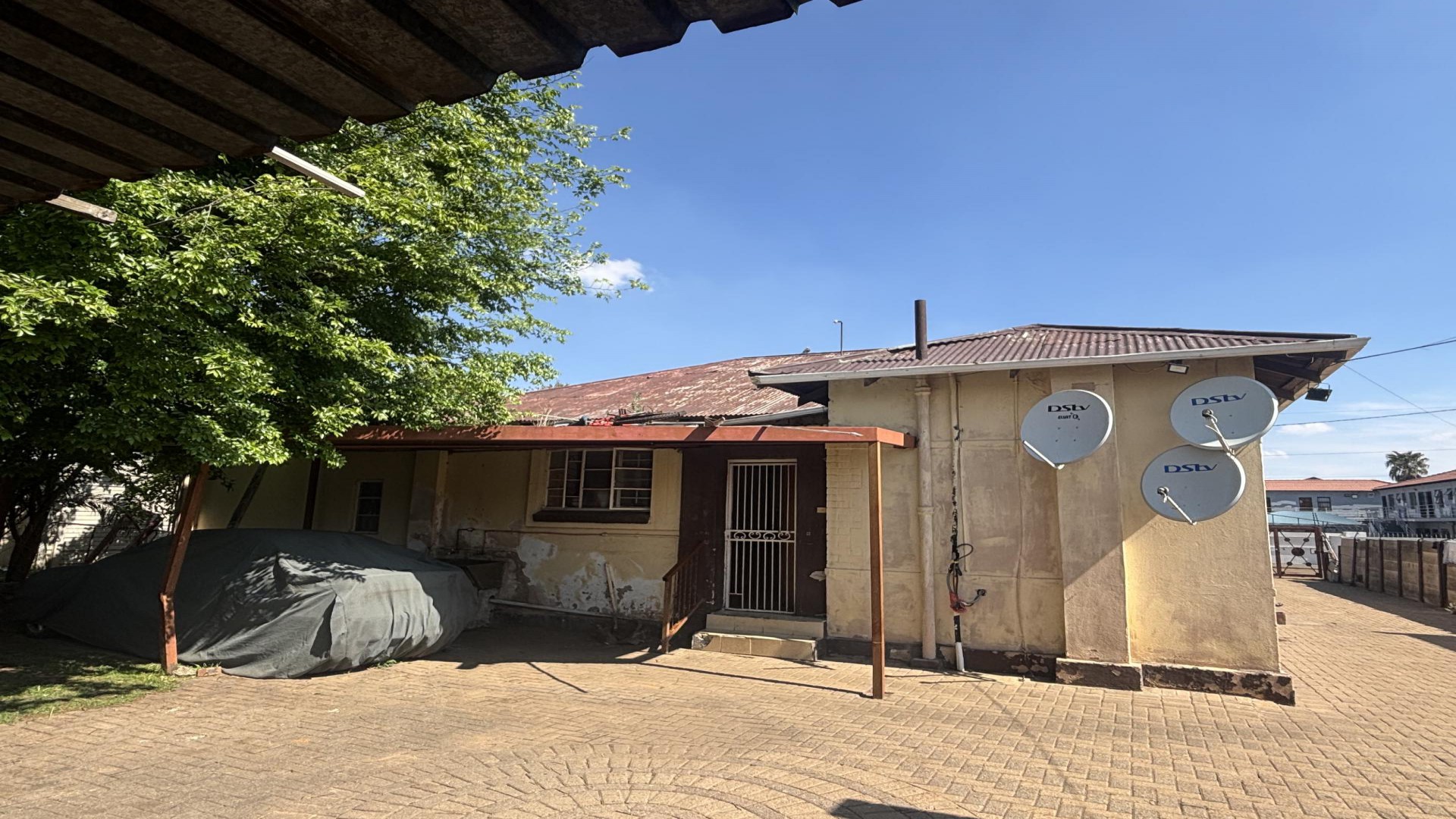 Backyard of property in Homelake