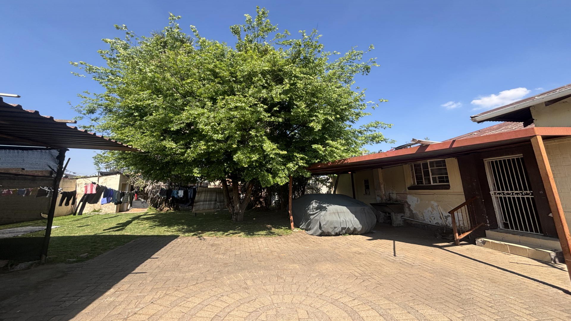 Backyard of property in Homelake