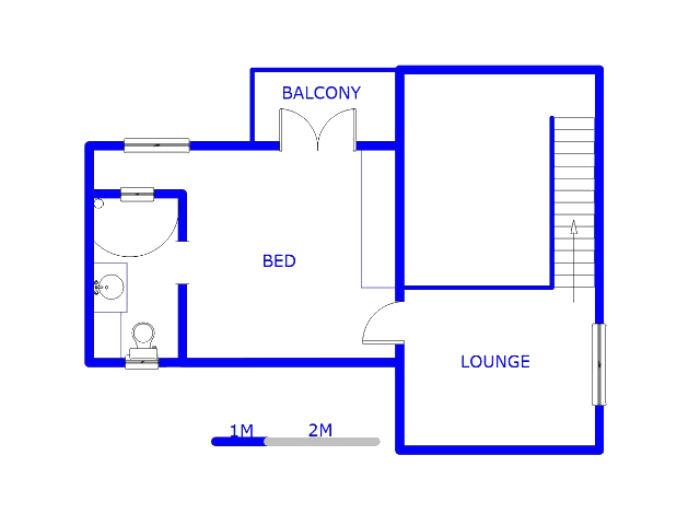Floor plan of the property in Jukskei Park